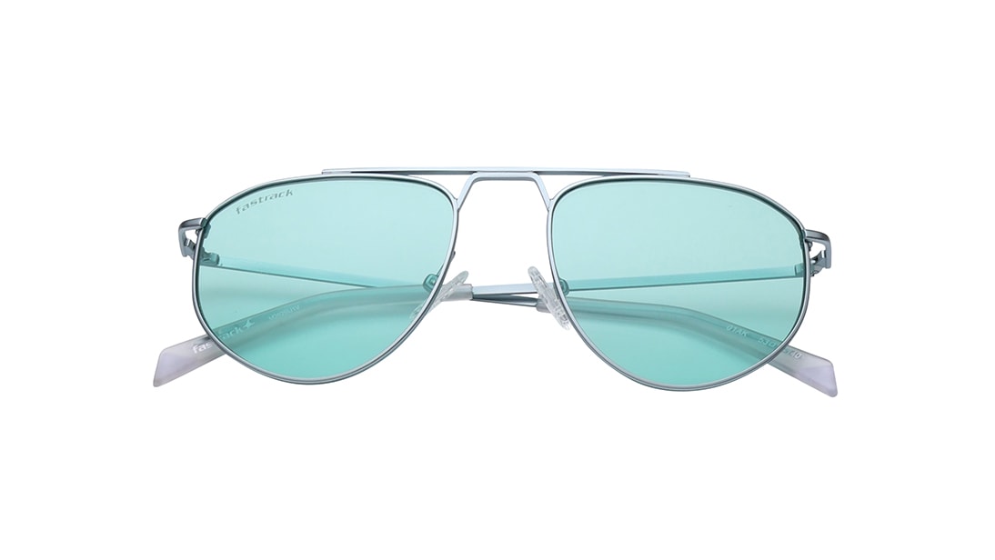 FASTRACK Green Navigator Rimmed Sunglasses